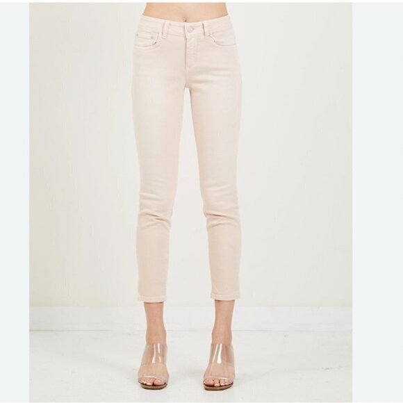 NWT Closed ''Baker'' Mid-Rise Jeans in Rose Quartz Pink Size 24 - Picture 4 of 16